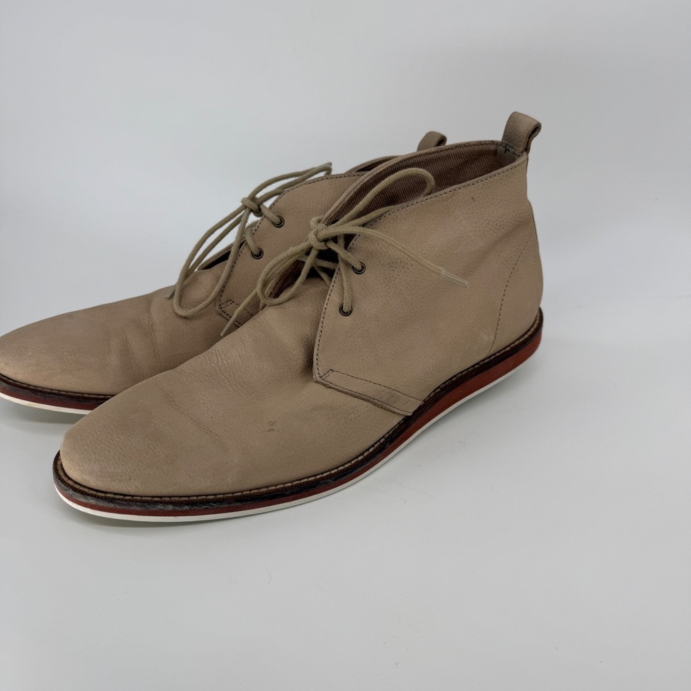 Banana Republic Mens Tan Leather‎ Chukka Desert Boots Size 9M 01/16 25